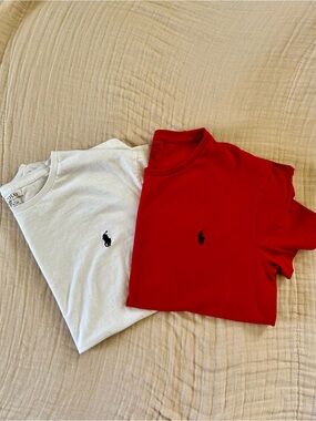 Polo Ralph Lauren Classic Crew Neck T shirts 2 shirts size medium